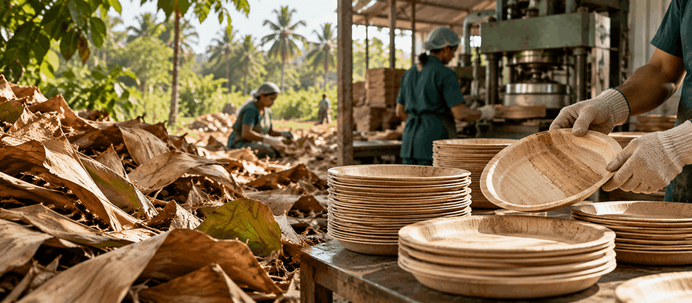 From Fallen Leaves to Finished Plates: A Day in Rural India