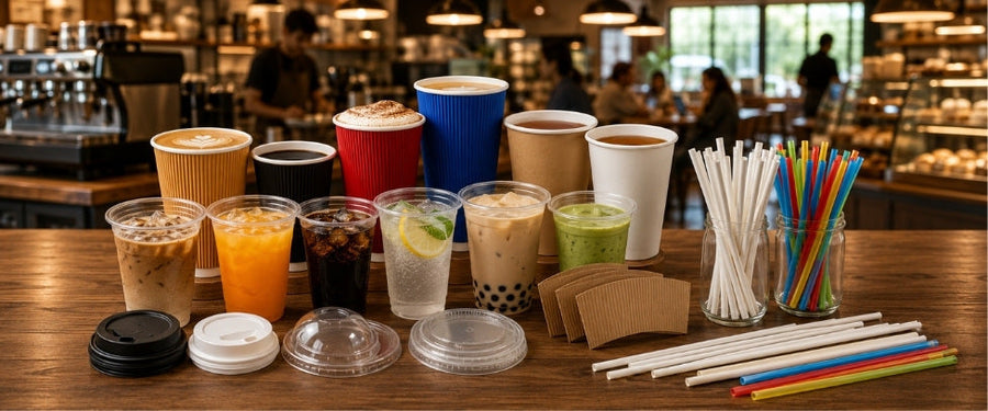 Cups, Lids & Straws