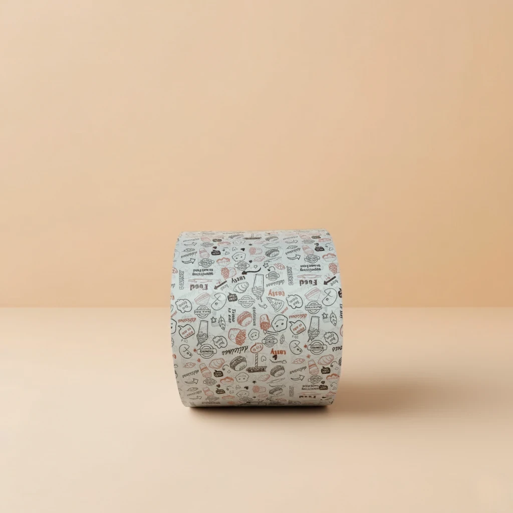 15*16 inch Compostable Printed Oil & Grease Proof Food Wrapping Sheet ( 40 Gsm )