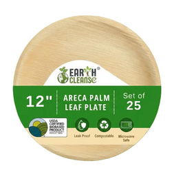 10"round Compostable Palm Leaf Plates