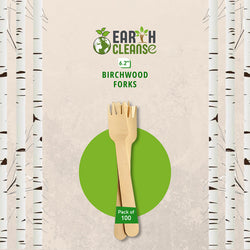 Areca Palm Leaf Forks 6.2-Inch Pack of 100