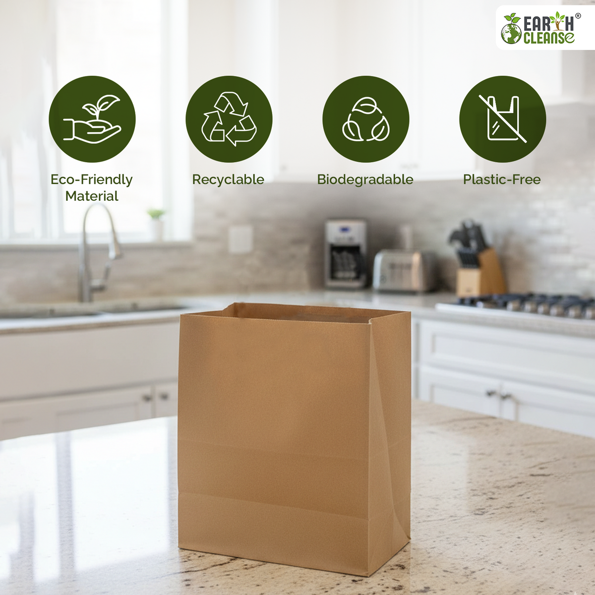 # 1 SOS Food Grade white Paper Bags