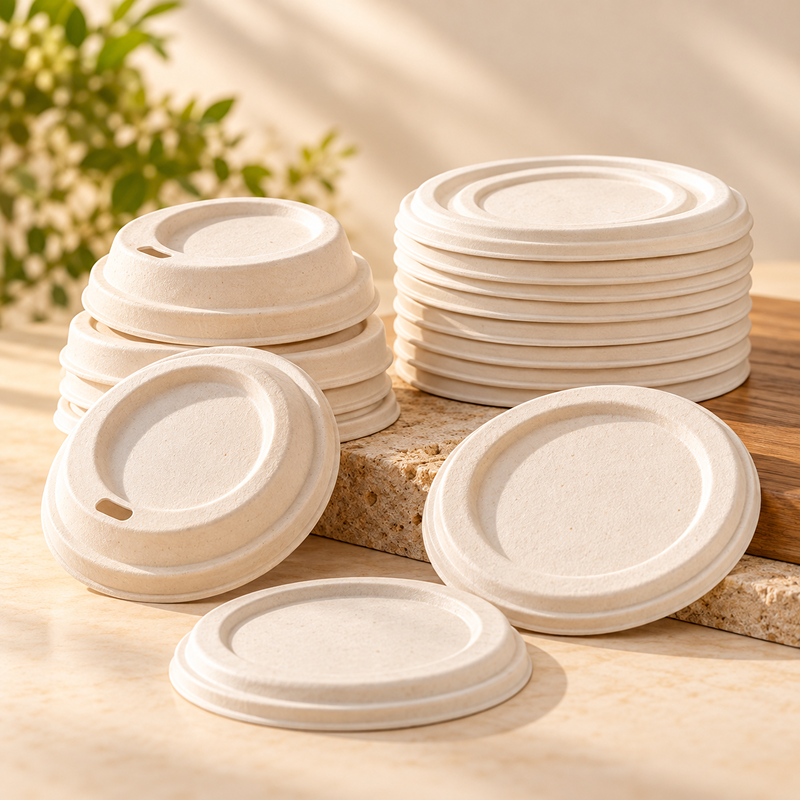 Bagasse Fibre Lids