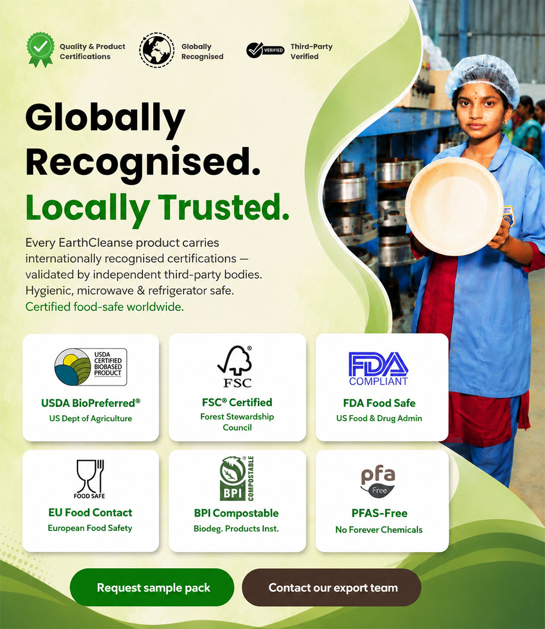 Globally recognised. Locally trusted
