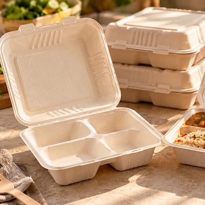 Bagasse Clamshells