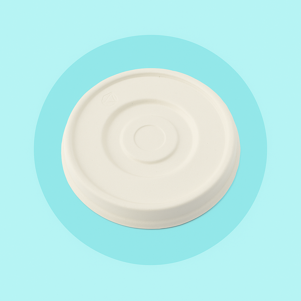 80 Mm Lockable Pet Lids (white) (sutable 8 & 10 Oz Cups )