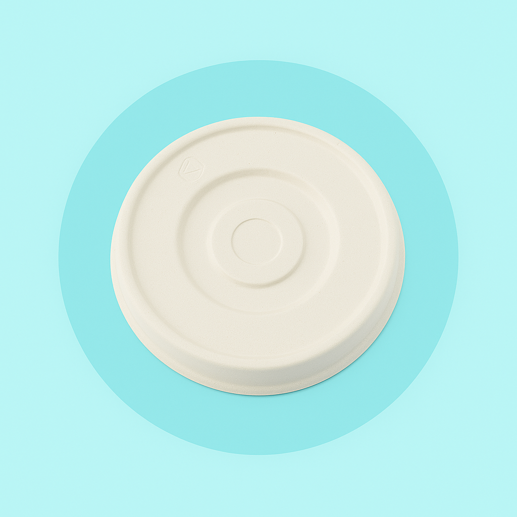 90 Mm Lockable Pet Lids (white)(sutable 12 & 16 Oz Cups )