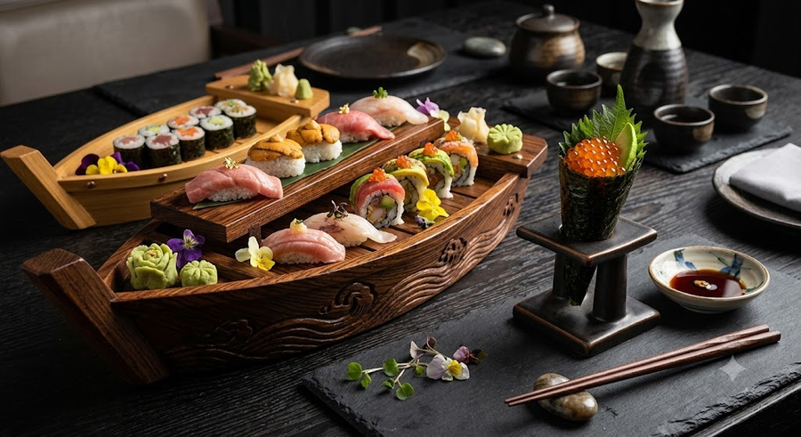 Sushi Boats & Cones