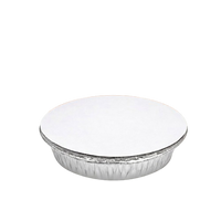 9" Round Aluminium Pan Paper Lids