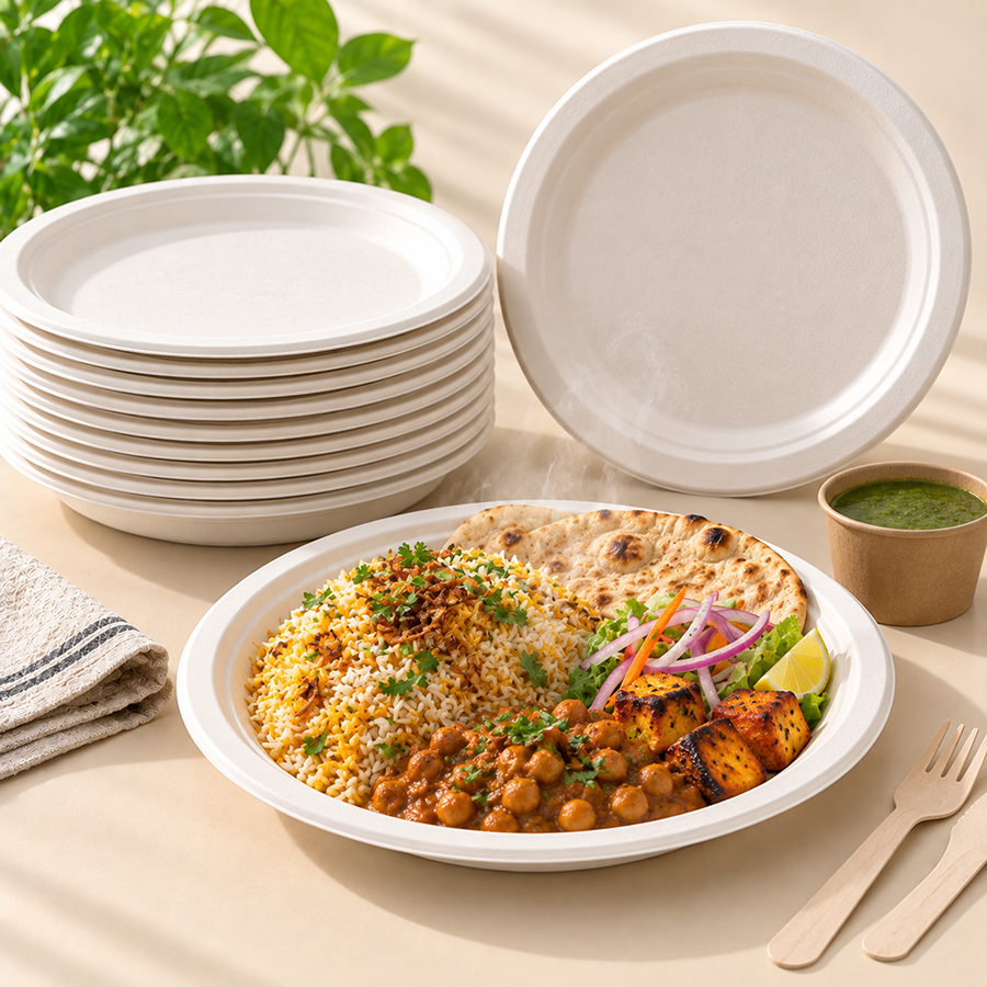 Bagasse Plates