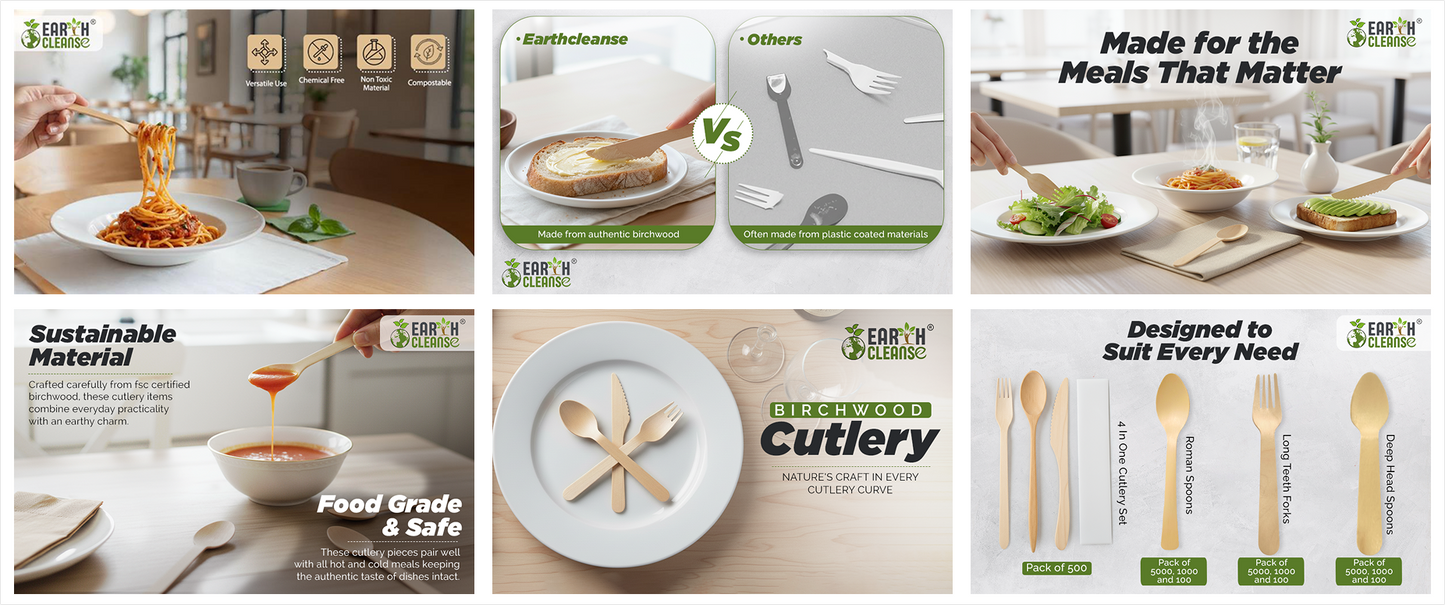 160mm Birchwood Long Tooth Forks