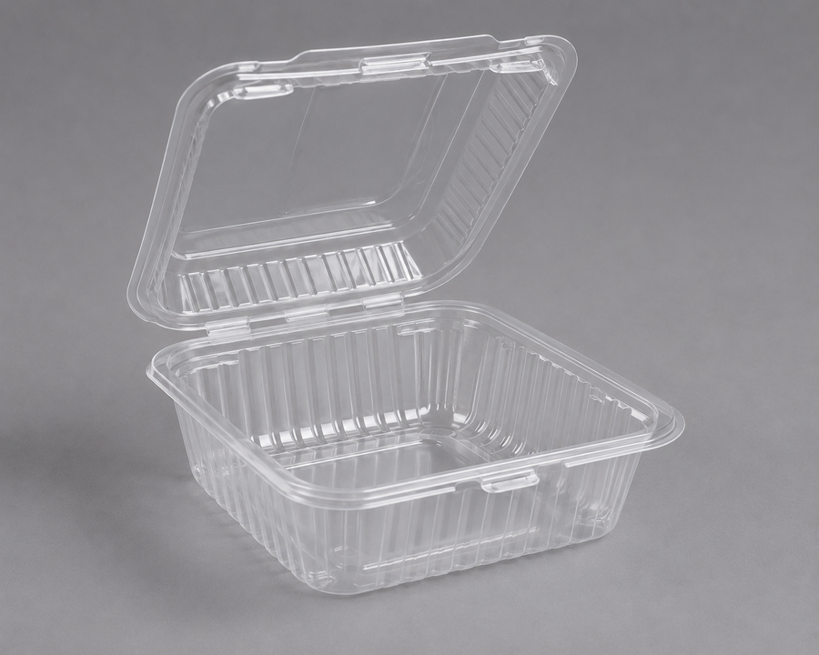 PP Hinged Clamshell Containers