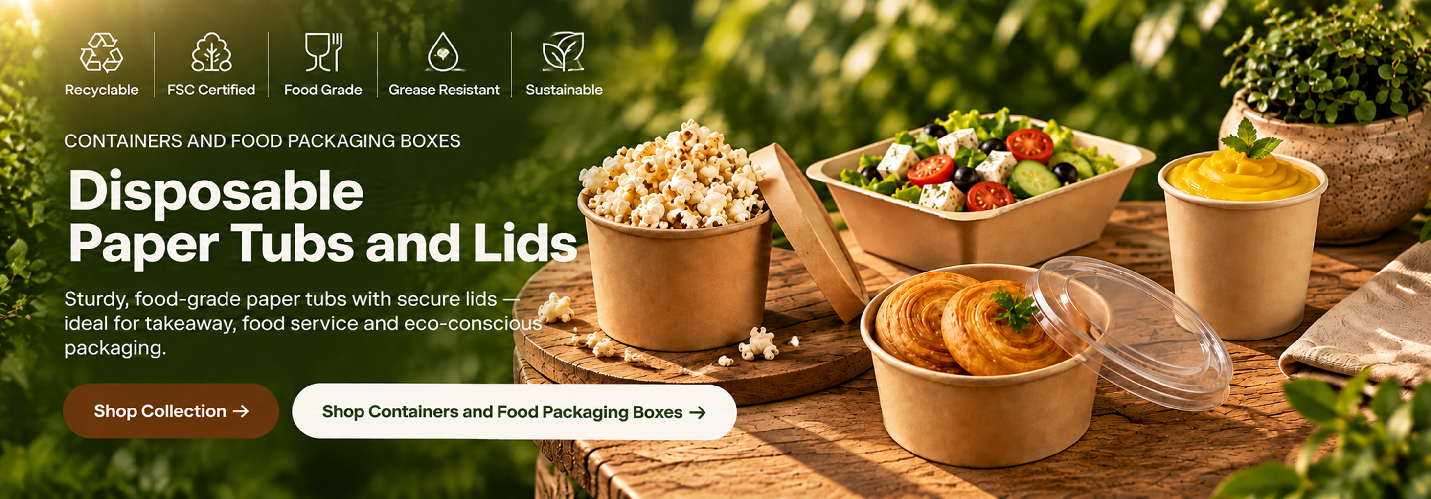 Takeout Containers & Food Boxes