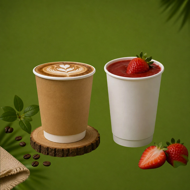 Double Wall Paper Cups ( Without Lids )