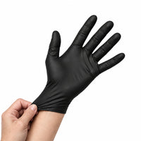 Food Service Black Nitrile Gloves 4 mil - XL
