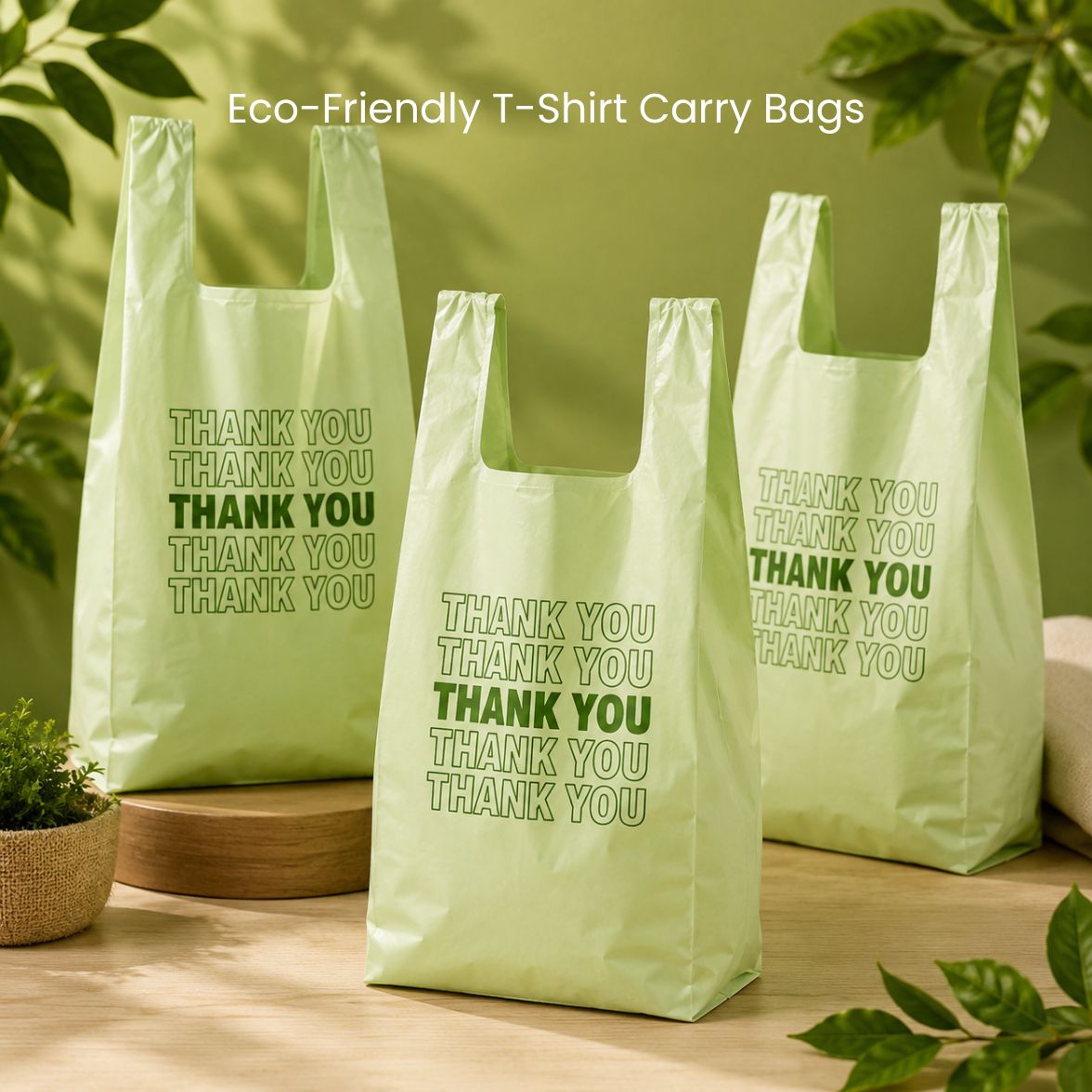 Eco Friendly T-Shirt Carry Bags