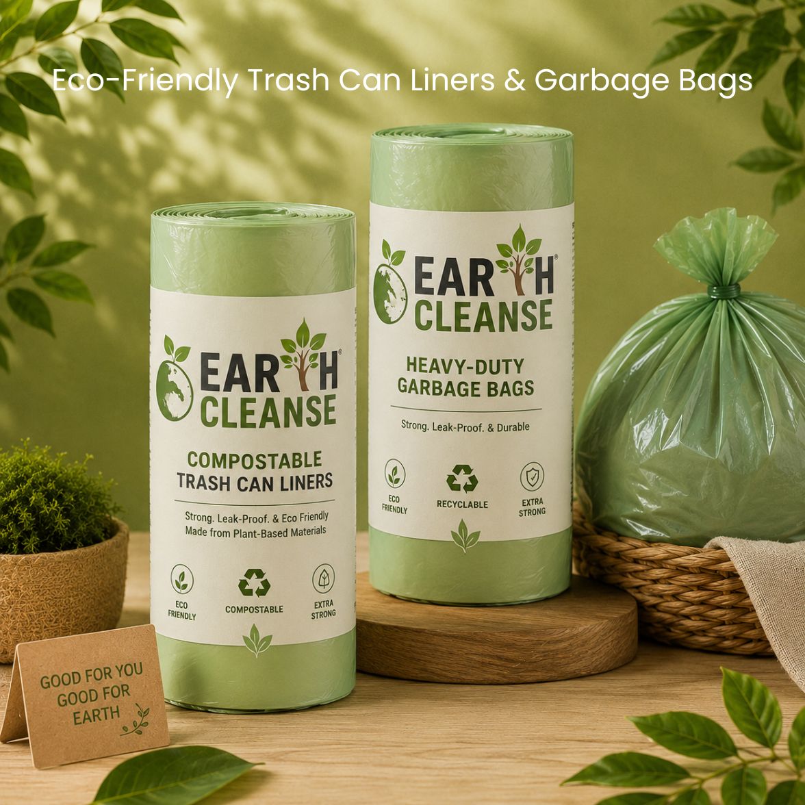 Eco Friendly Trash Can Liners And Garbage Bags