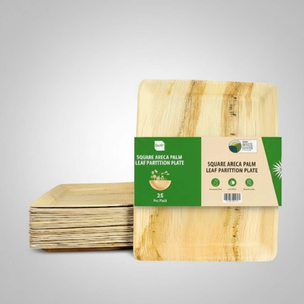 13*10  inch Rectangular Compostable Palm Leaf Trays