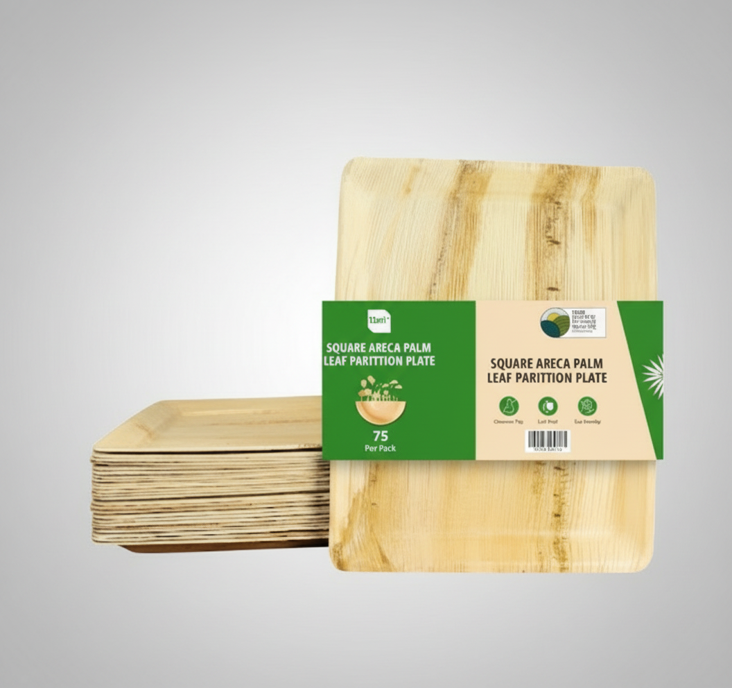 13*10  inch Rectangular Compostable Palm Leaf Trays