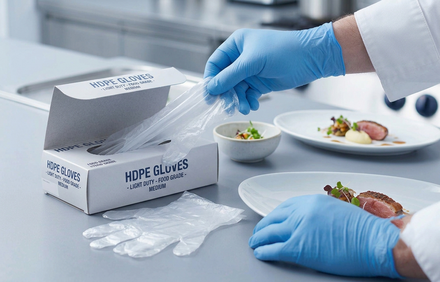 HDPE Transparent Gloves
