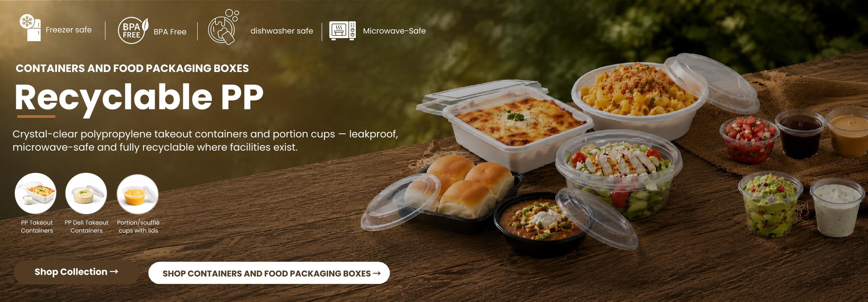 Takeout Containers & Food Boxes