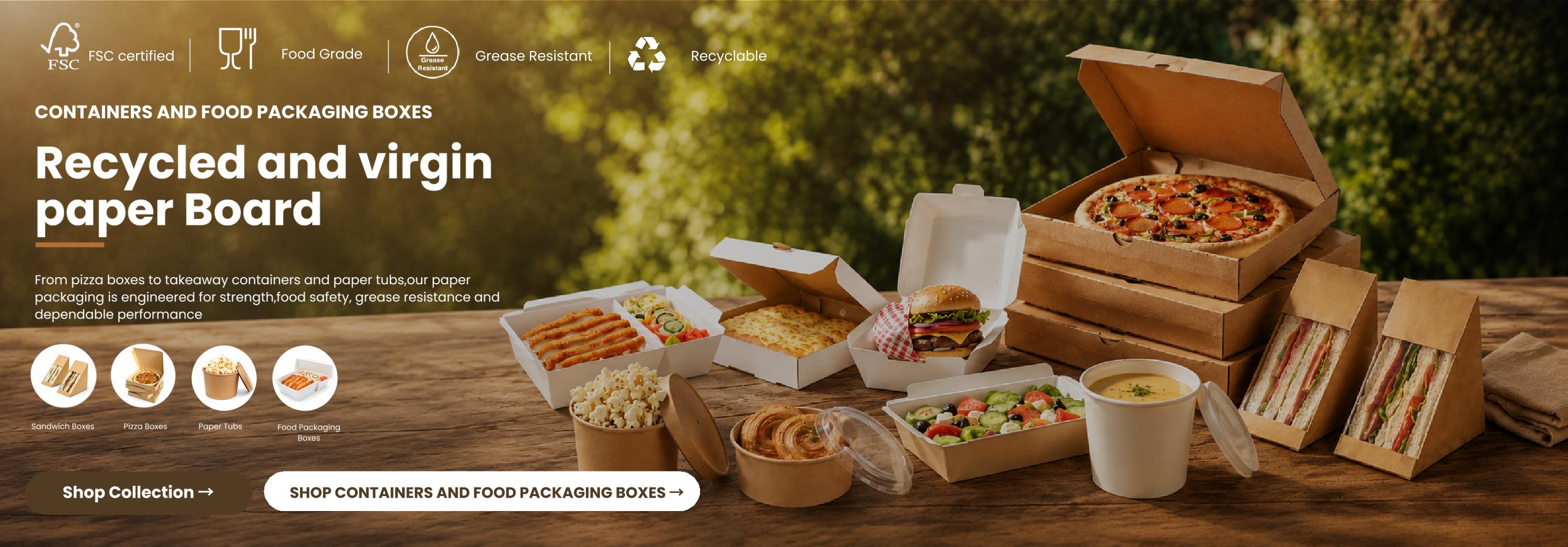 Takeout Containers & Food Boxes