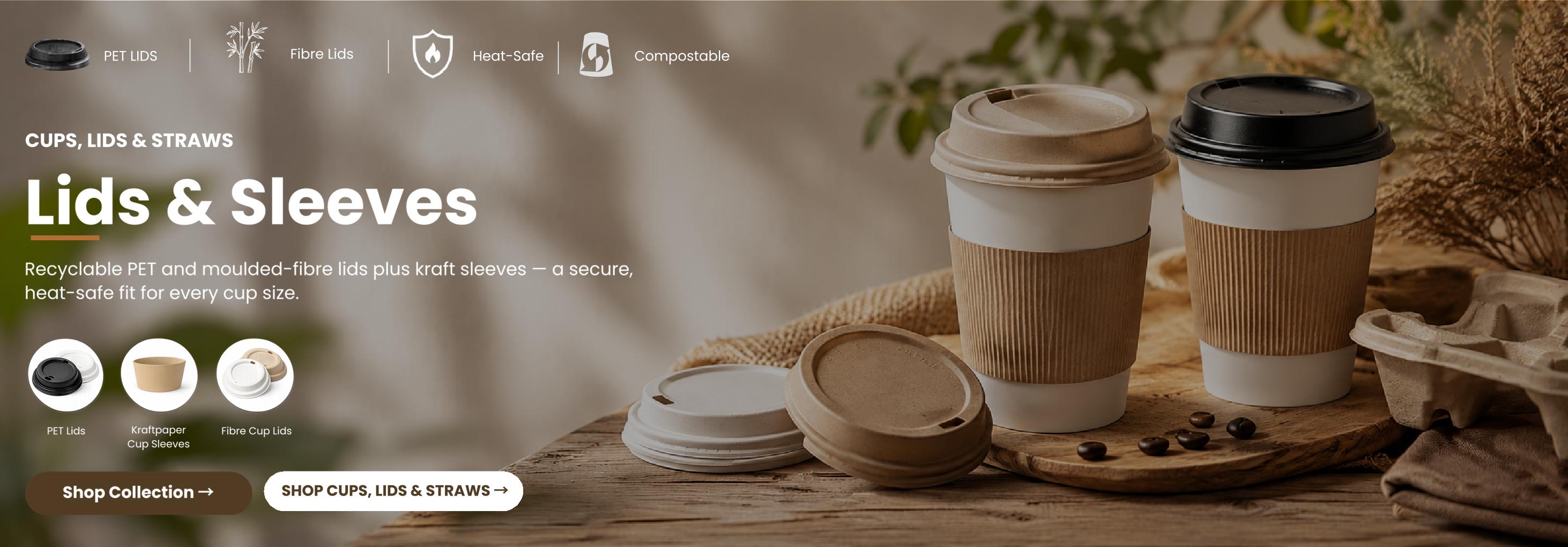 Cups, Lids & Straws