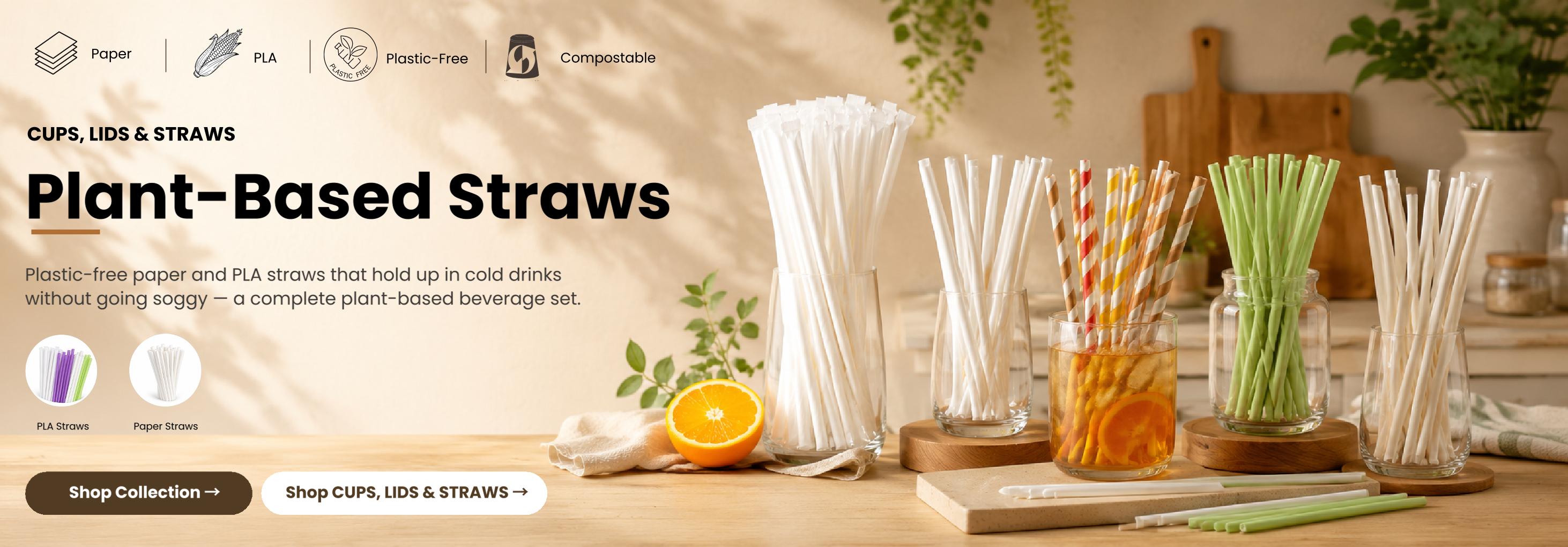 Cups, Lids & Straws