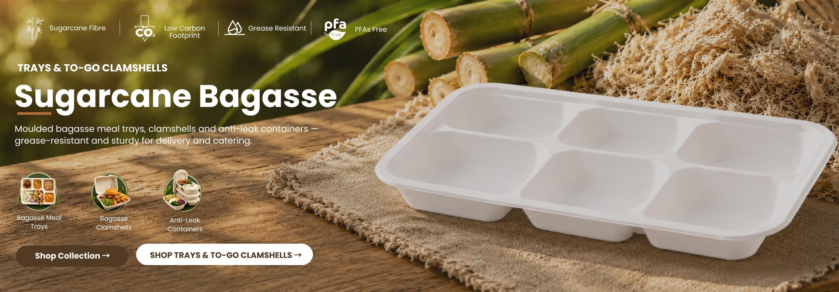 Meal Trays & To-Go Clamshells