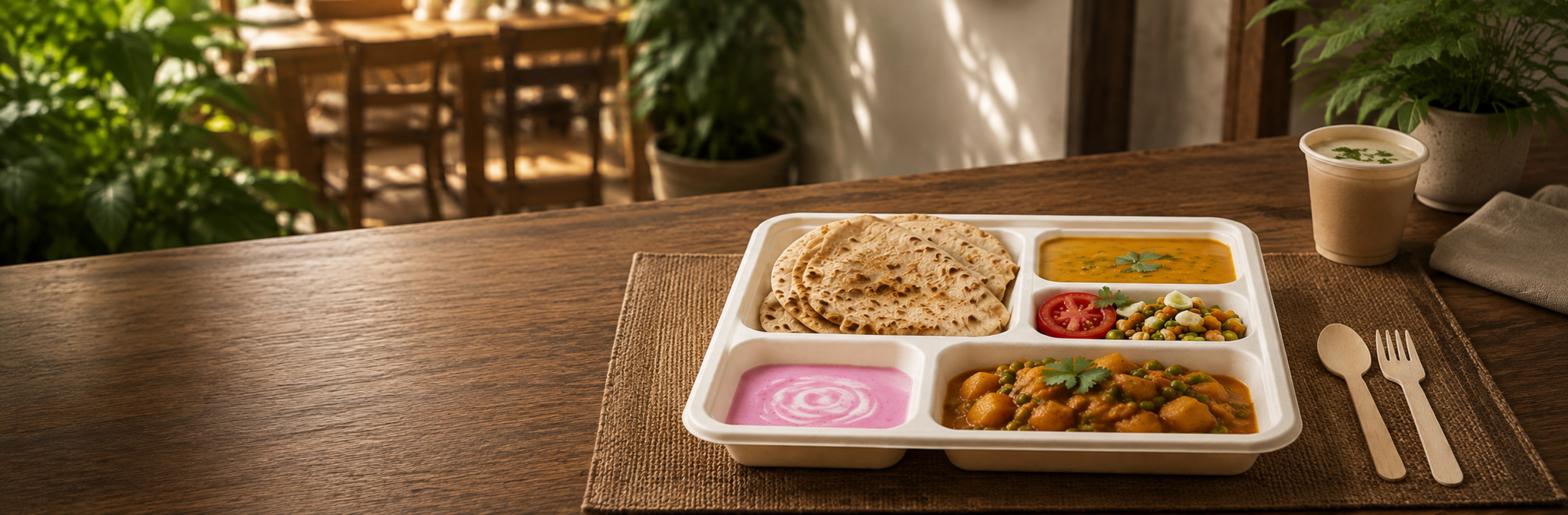 Bagasse Meal Trays
