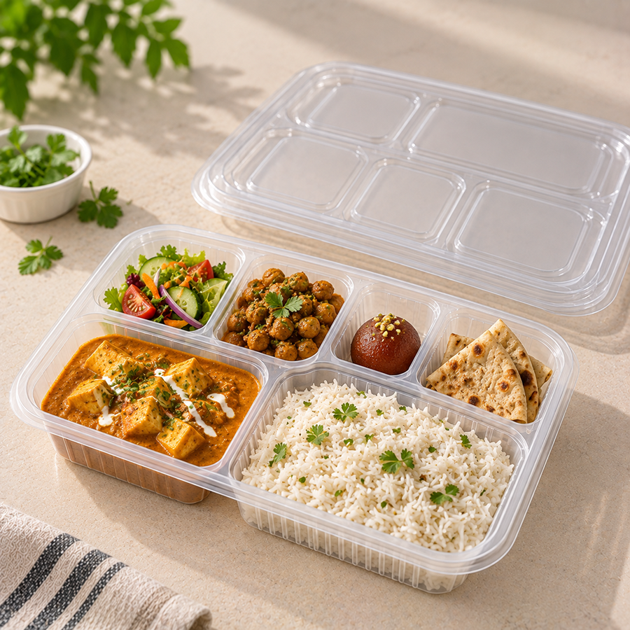 PLA Compartment Meal Trays