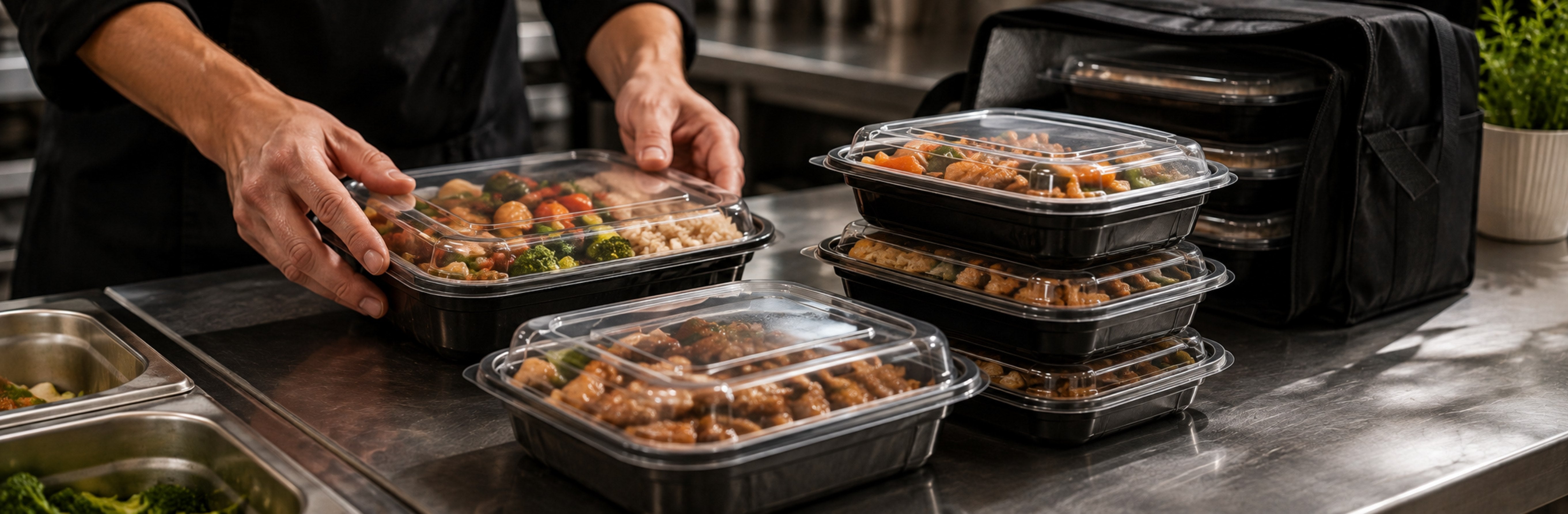 Recyclable Reusable PP Takeout Containers
