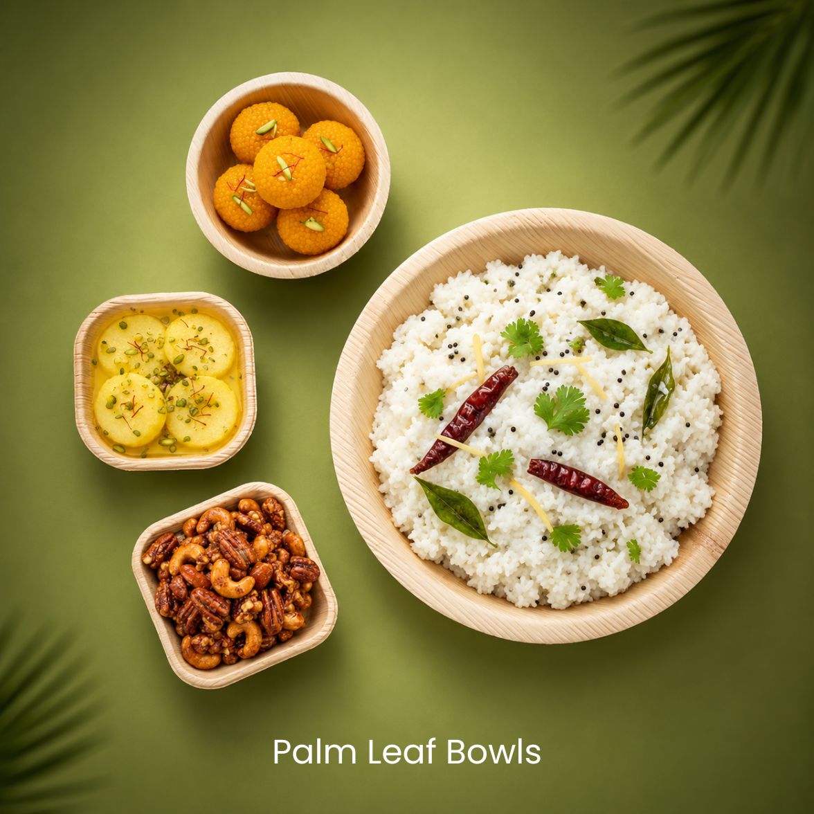 Palm Leaf Bowls