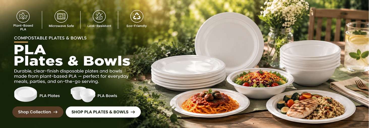 Compostable Plates & Bowls