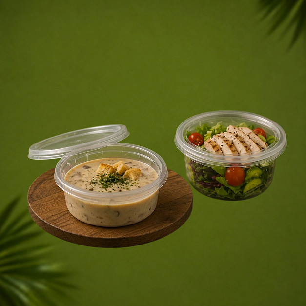 Recyclable Reusable PP Deli Takeout Containers