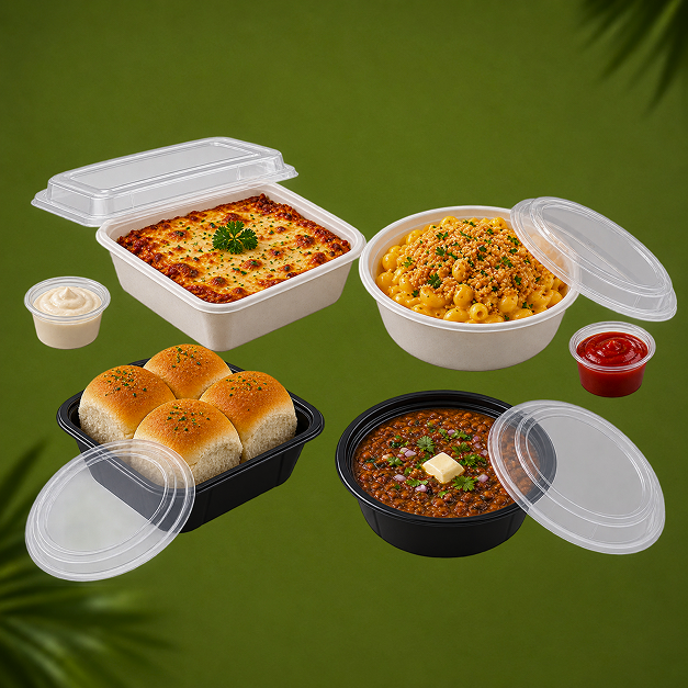 Recyclable Reusable PP Takeout Containers