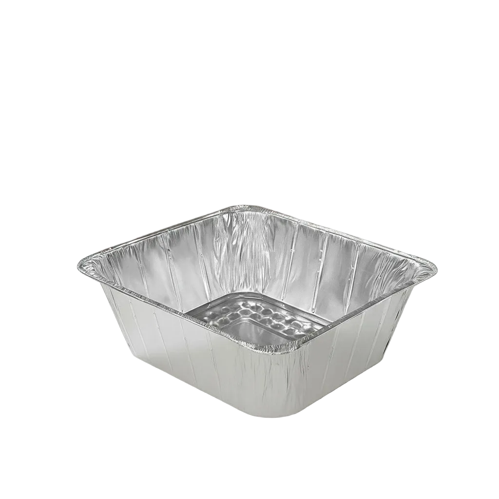 Recyclable Full Deep Heavy Duty Aluminum Foil Tray (20.7*12.8*3.2 Inch)