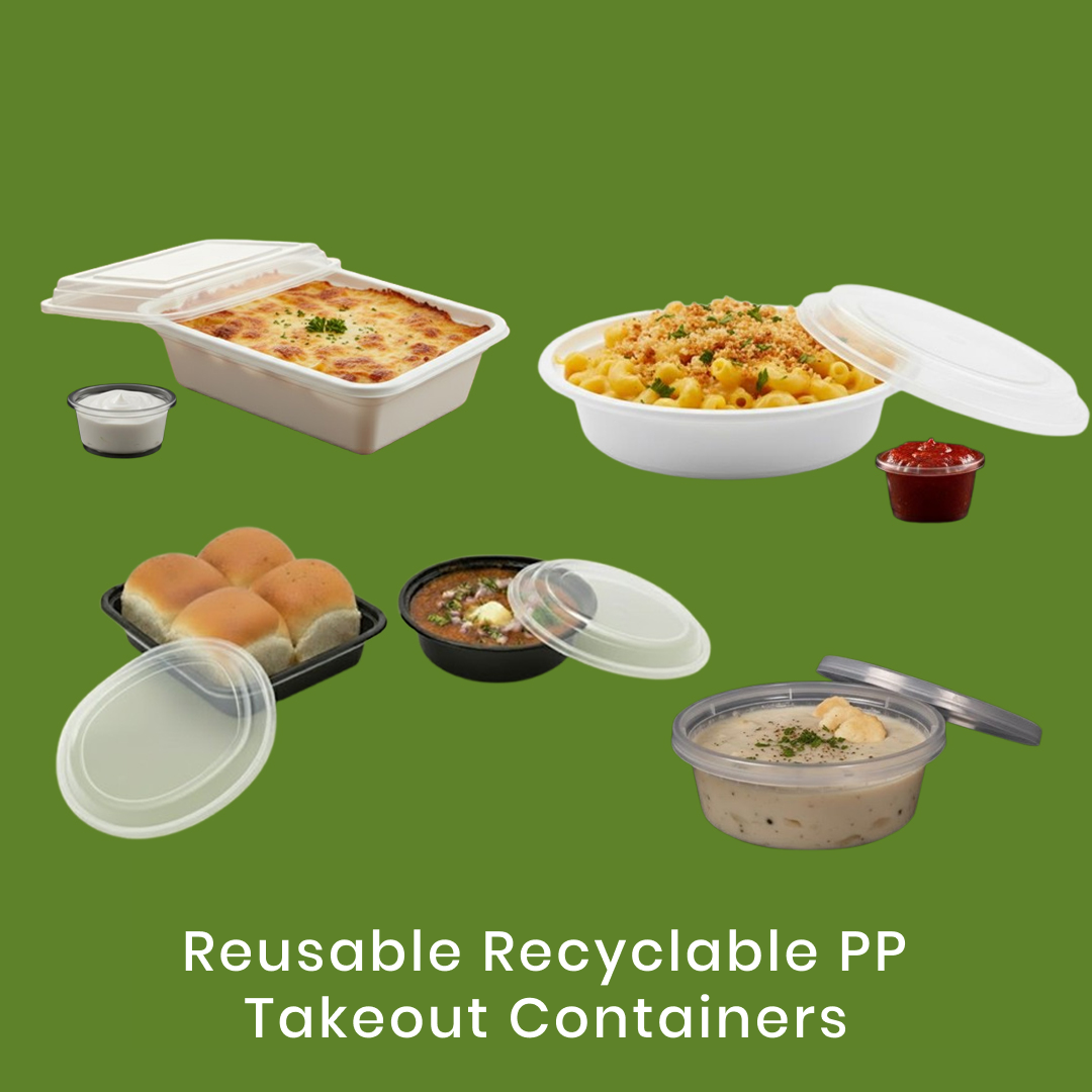Reusable Recyclable PP Takeout Containers