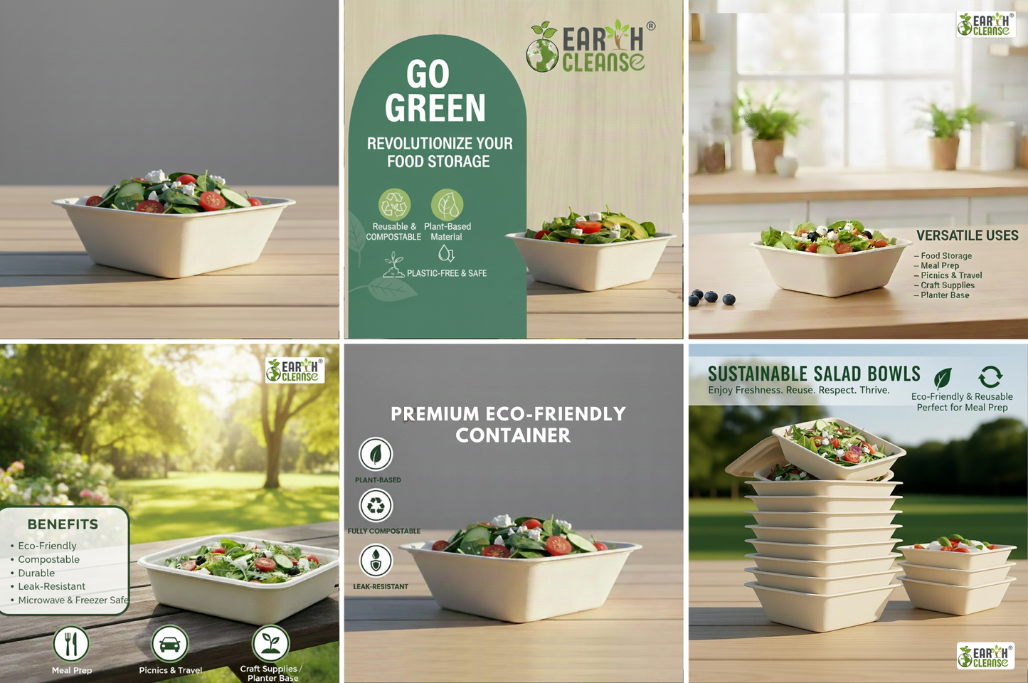 18 Oz Salad Bowls (white)