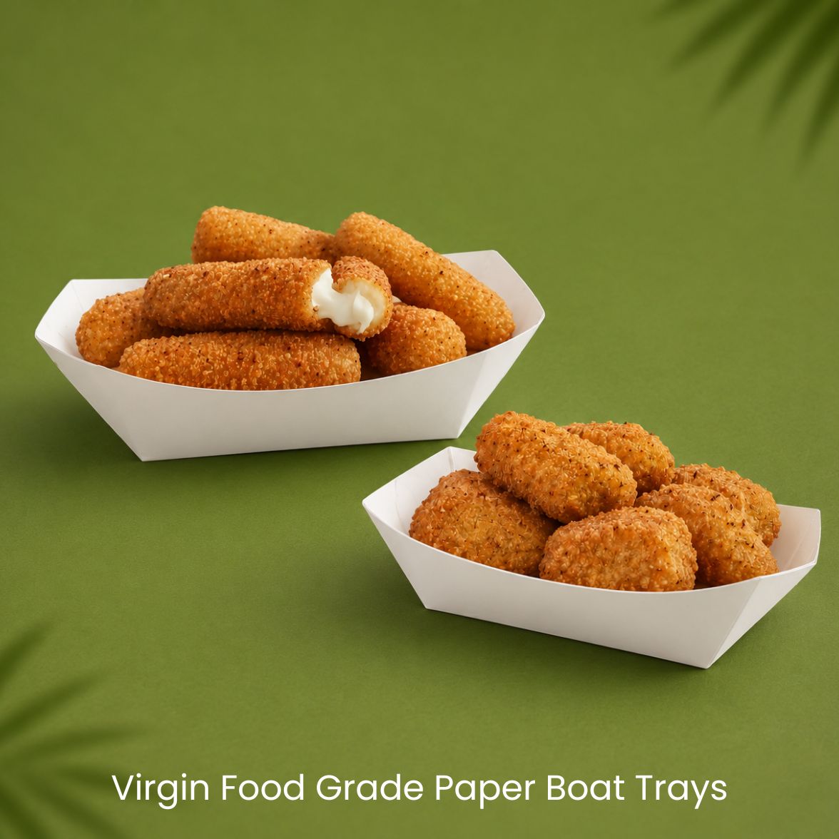 Virgin Food Grade Paper Boat Trays