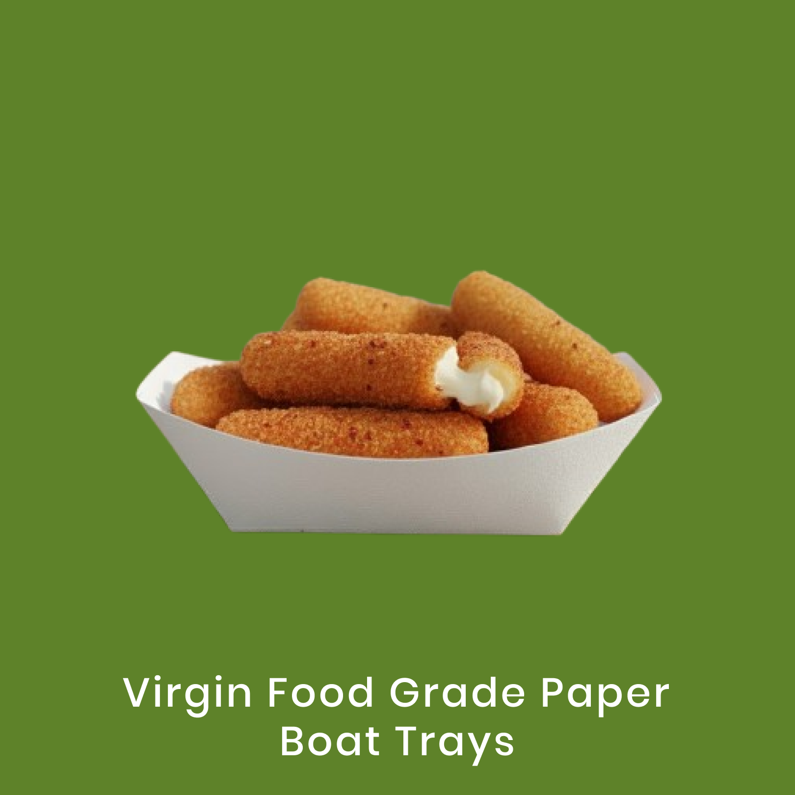 Virgin Food Grade Paper Boat Trays