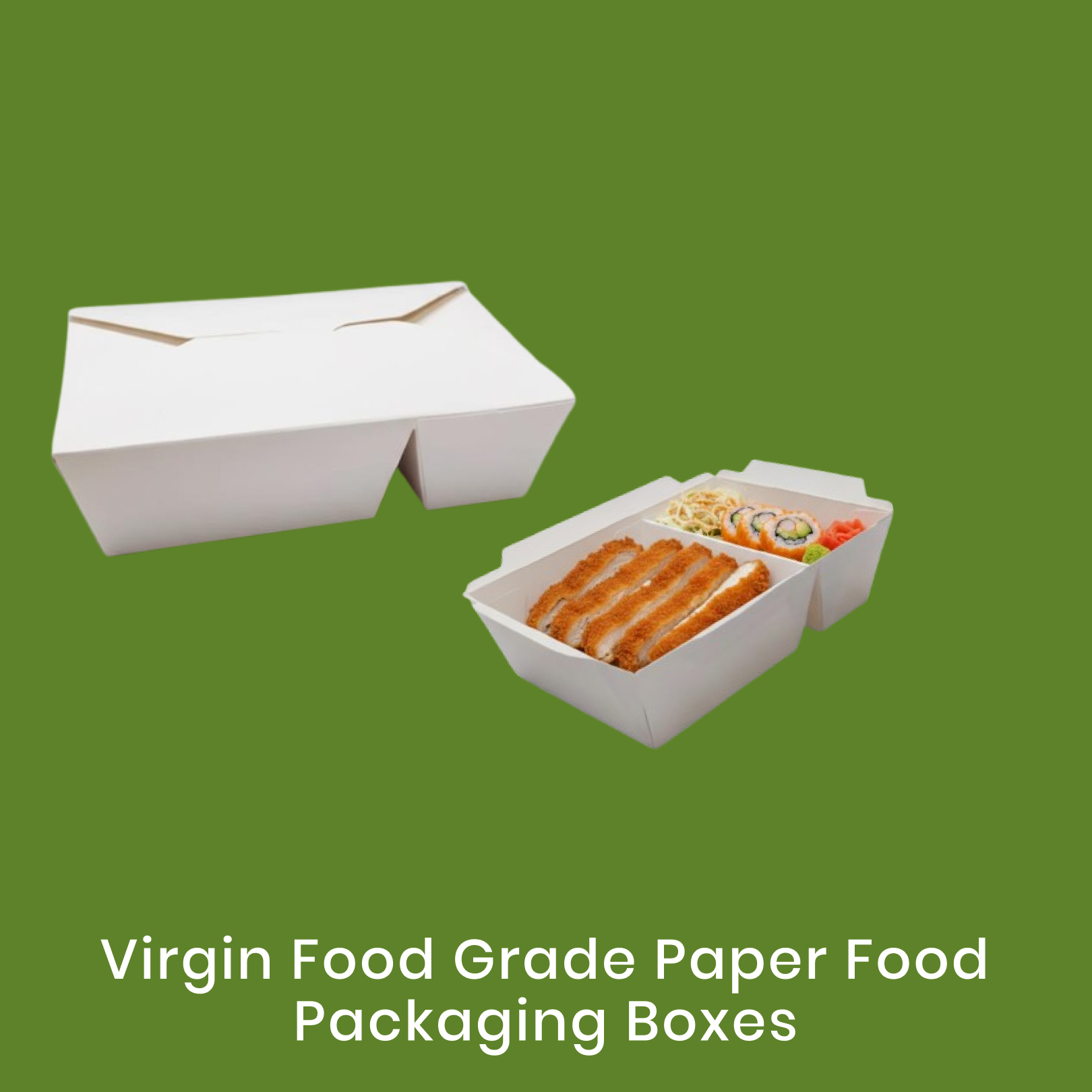 Virgin Food Grade Paper Food Packaging Boxes