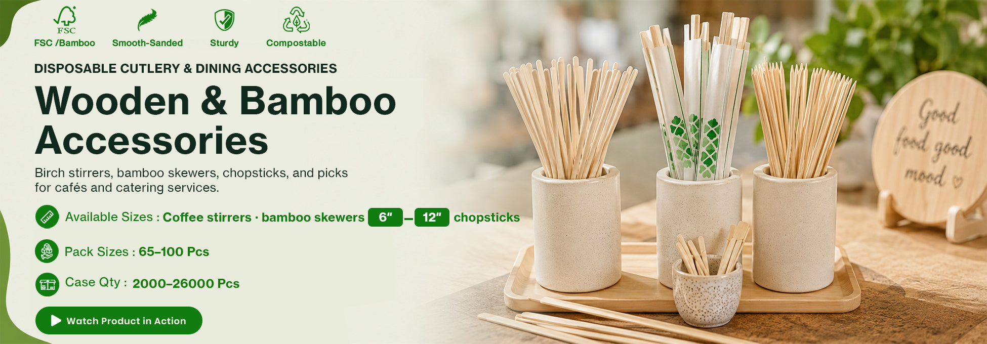 Wooden And Bamboo Accessories