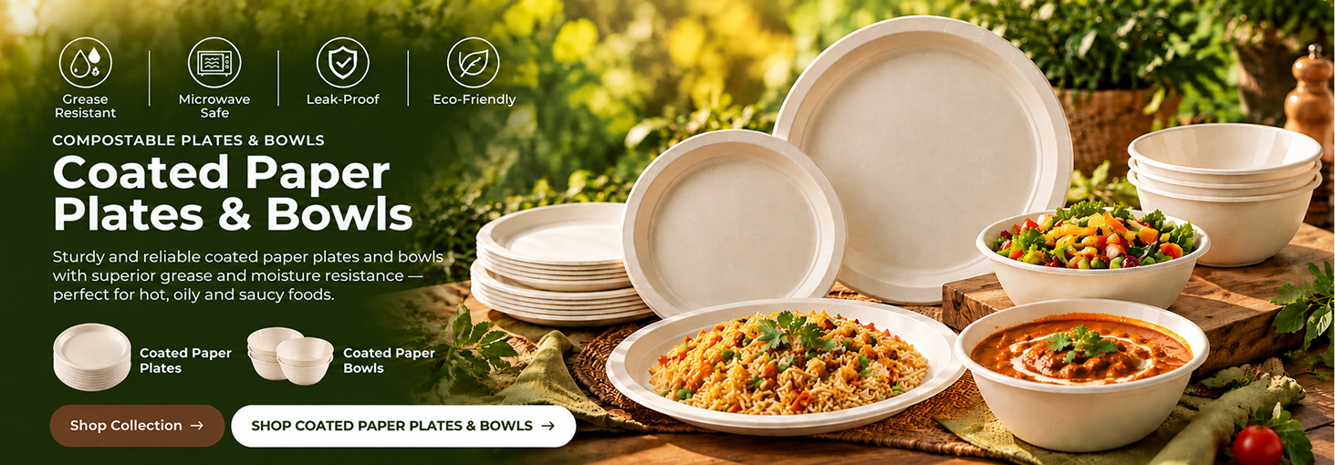 Coated Paper Plates & Bowls