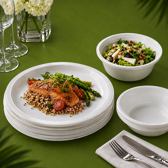 Disposable Paper Plates & Bowls