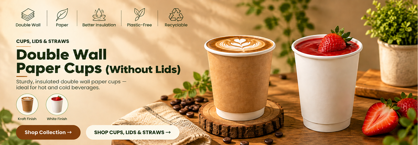 Cups, Lids & Straws