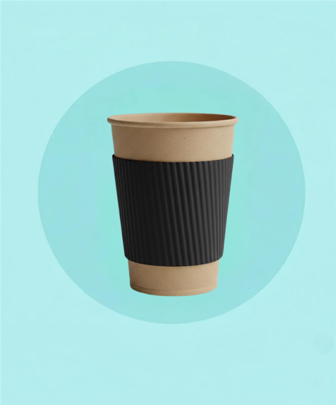 8 Oz Single Wall Paper Cup Sleevs