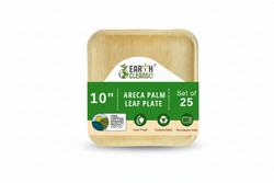 Compostable 10"SQUARE Palm Leaf Plates