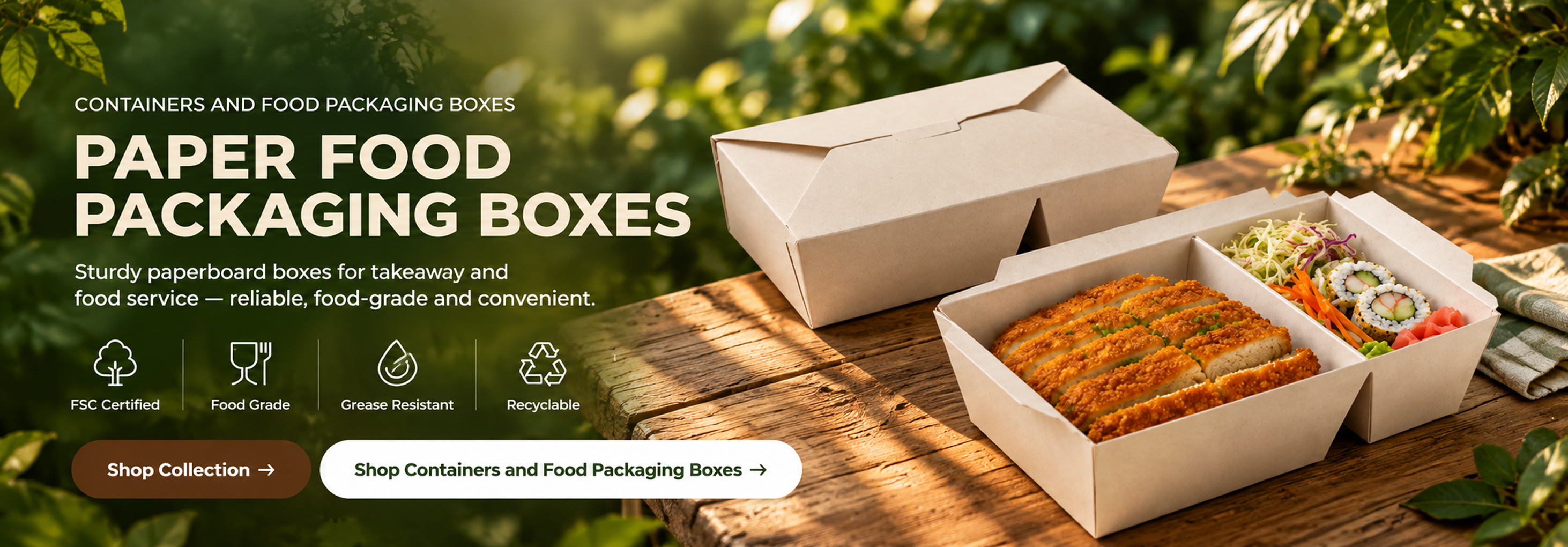 Takeout Containers & Food Boxes