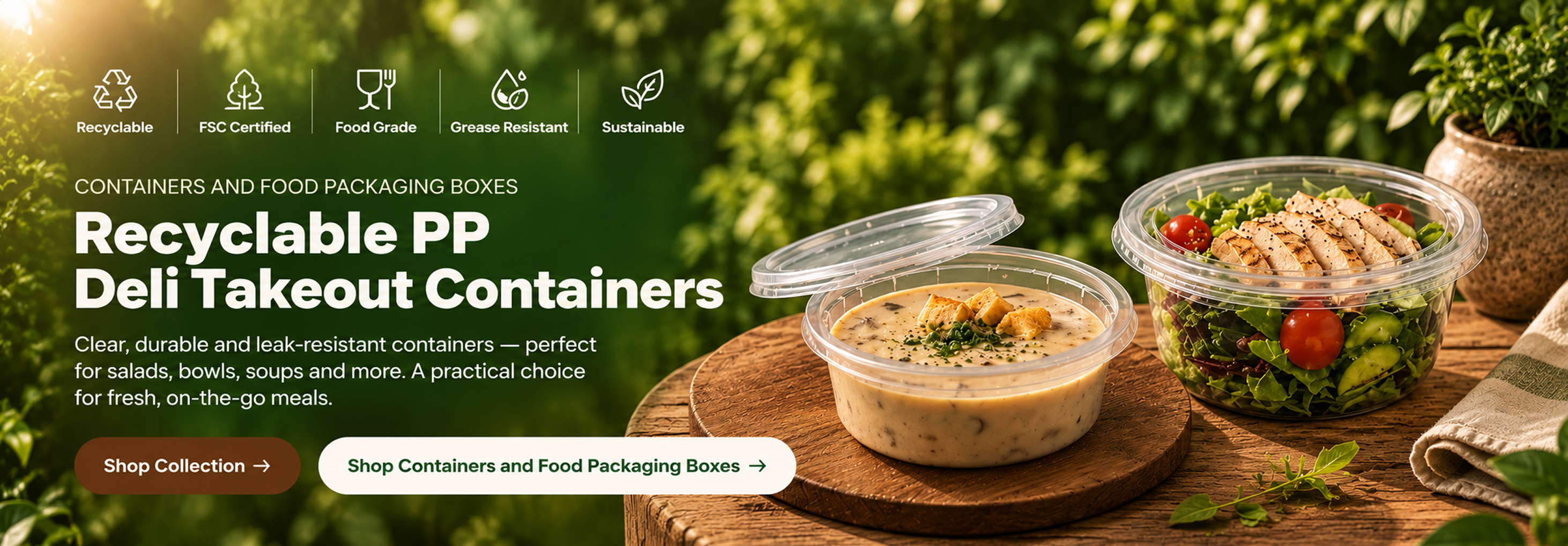 Takeout Containers & Food Boxes